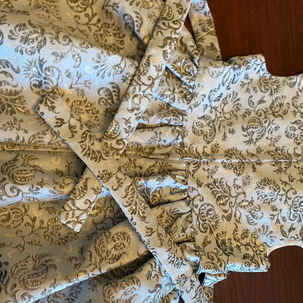 Bonnie Jean Blue and Silver Girl’s Dress - Picture 7 of 8